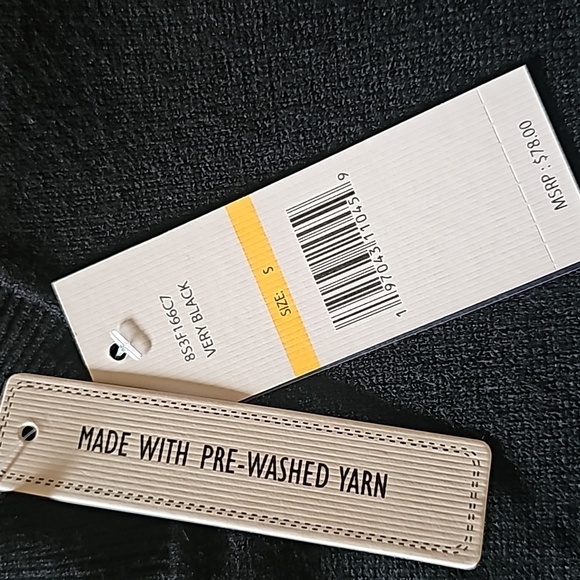 Nanette Lepore Long Sleeve Black Sweater Women's Size Small NWT - Picture 6 of 13